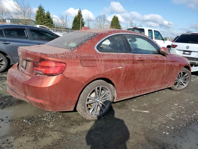 WBA2J3C56JVD48727 - 2018 BMW 230XI ORANGE photo 3