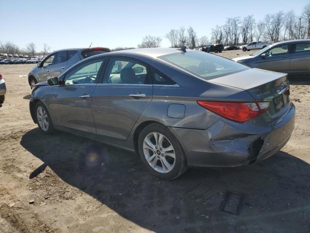 5NPEC4AC4BH171627 - 2011 HYUNDAI SONATA SE GRAY photo 2