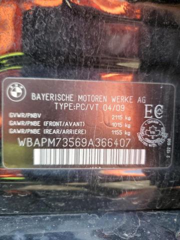 WBAPM73569A366407 - 2009 BMW 335 I BLACK photo 13