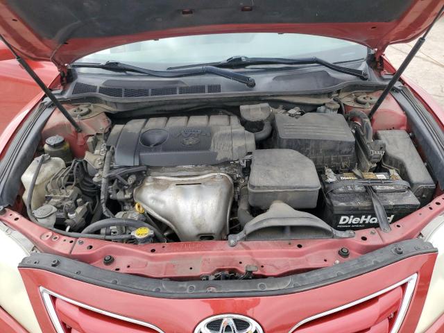 4T4BF3EK9BR133064 - 2011 TOYOTA CAMRY BASE RED photo 11