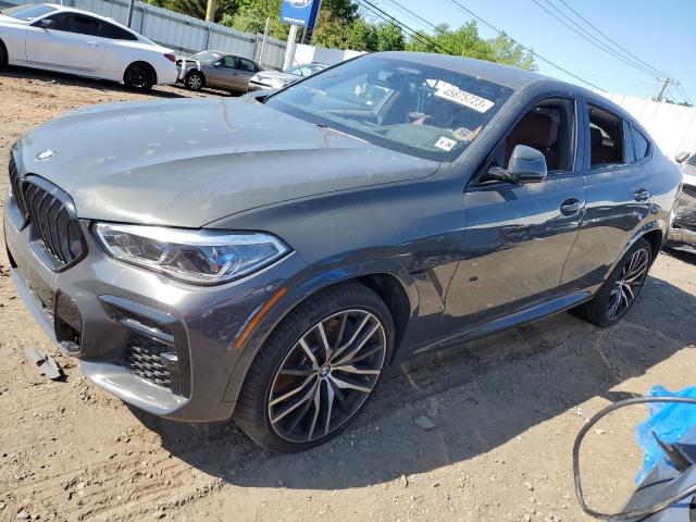 5UXCY8C09N9J14399 - 2022 BMW X6 M50I GRAY photo 1