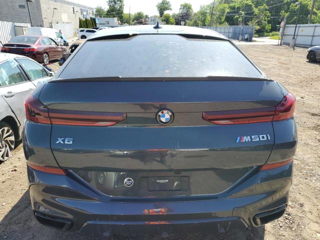 5UXCY8C09N9J14399 - 2022 BMW X6 M50I GRAY photo 6