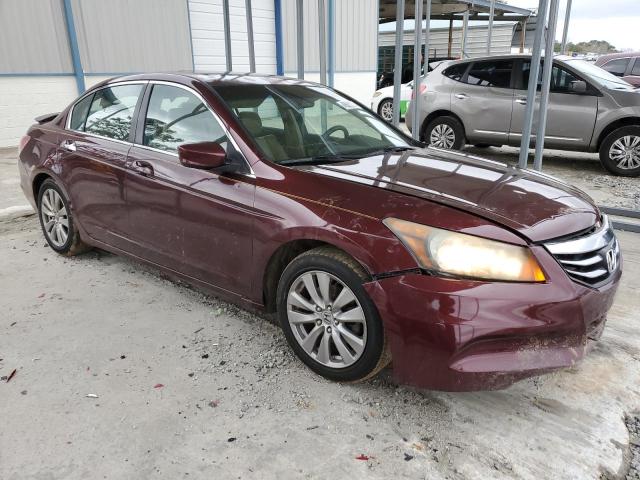 1HGCP2F82CA044566 - 2012 HONDA ACCORD EXL BURGUNDY photo 4