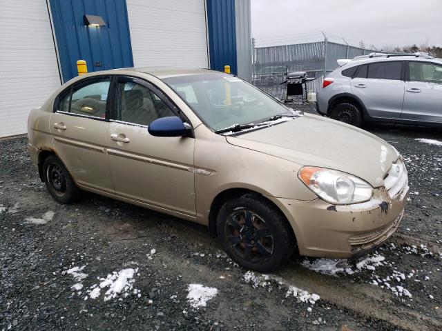 KMHCN45C37U115599 - 2007 HYUNDAI ACCENT GLS BROWN photo 4