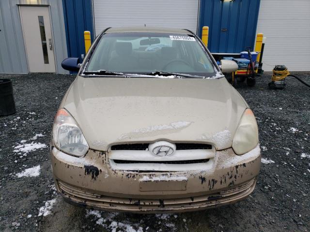 KMHCN45C37U115599 - 2007 HYUNDAI ACCENT GLS BROWN photo 5