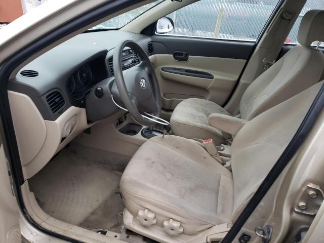 KMHCN45C37U115599 - 2007 HYUNDAI ACCENT GLS BROWN photo 7