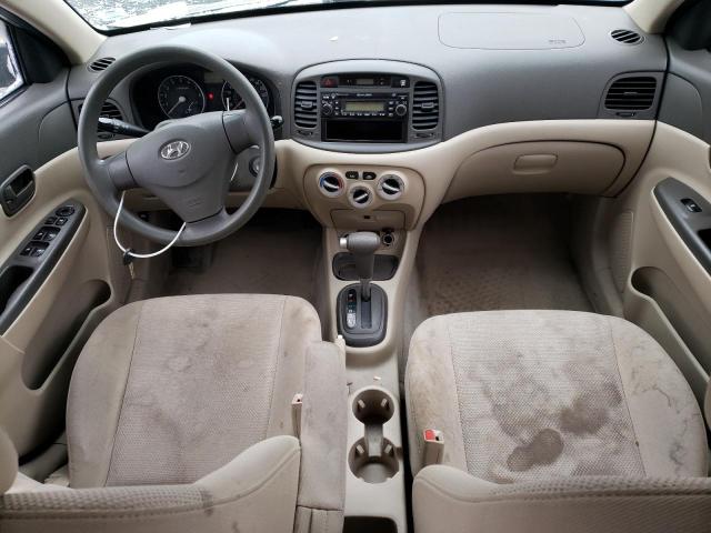 KMHCN45C37U115599 - 2007 HYUNDAI ACCENT GLS BROWN photo 8