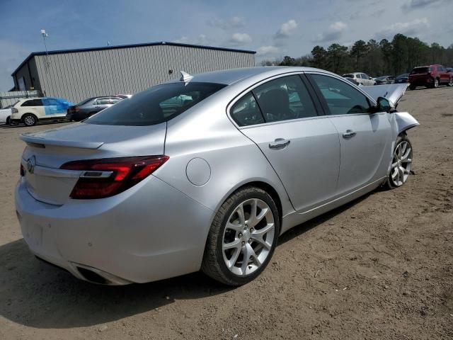 2G4GU5GX5E9243069 - 2014 BUICK REGAL GS SILVER photo 3