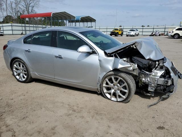 2G4GU5GX5E9243069 - 2014 BUICK REGAL GS SILVER photo 4