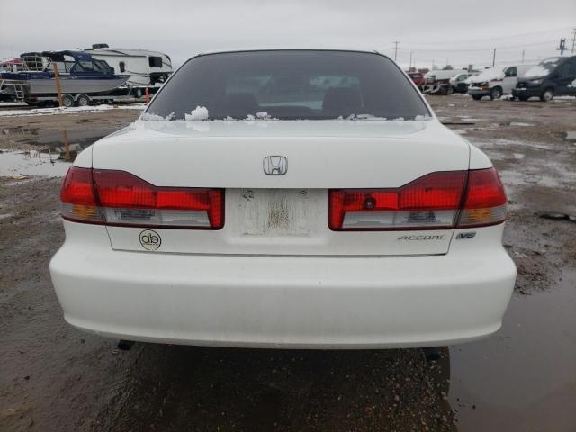 1HGCG16511A048136 - 2001 HONDA ACCORD EX WHITE photo 6