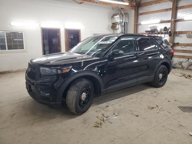 1FM5K8AB8PGA84743 - 2023 FORD EXPLORER POLICE INTERCEPTOR Սև լուսանկար 1