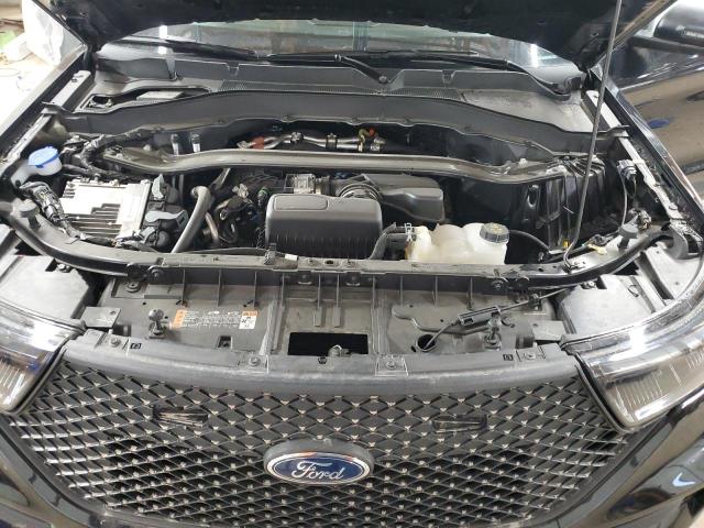 1FM5K8AB8PGA84743 - 2023 FORD EXPLORER POLICE INTERCEPTOR Սև լուսանկար 12