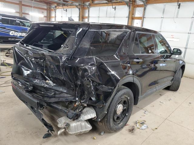 1FM5K8AB8PGA84743 - 2023 FORD EXPLORER POLICE INTERCEPTOR Սև լուսանկար 3