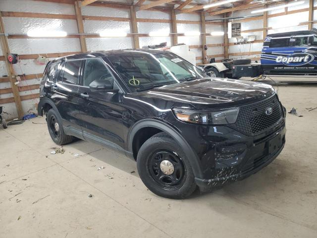 1FM5K8AB8PGA84743 - 2023 FORD EXPLORER POLICE INTERCEPTOR BLACK photo 4