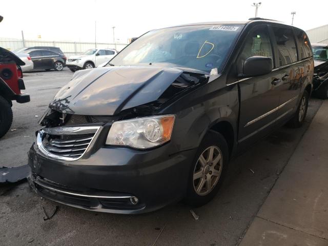 2C4RC1BG5CR259172 - 2012 CHRYSLER TOWN & COU TOURING 灰色 照片 2