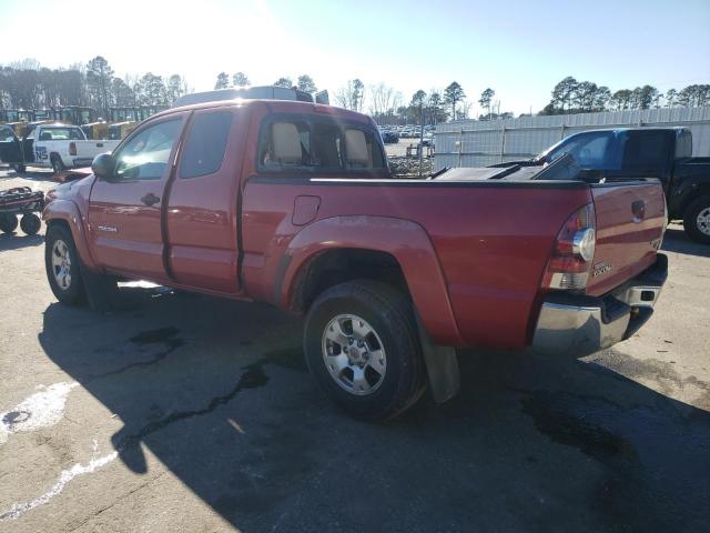 5TFTX4GN3CX007666 - 2012 TOYOTA TACOMA PRERUNNER ACCESS CAB RED photo 2