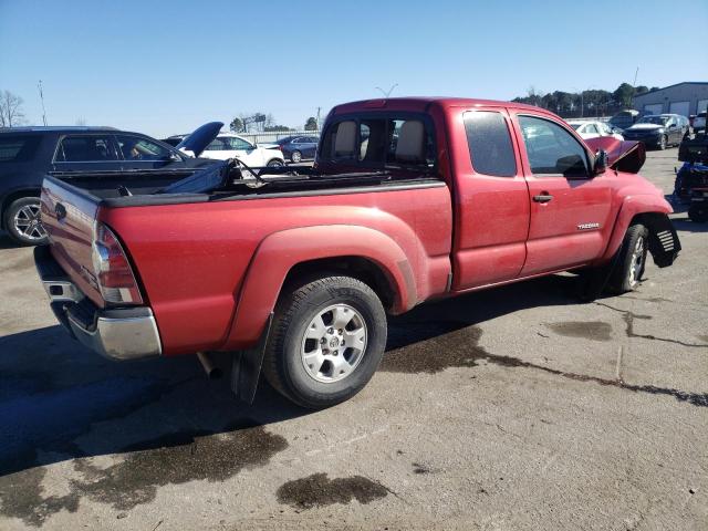 5TFTX4GN3CX007666 - 2012 TOYOTA TACOMA PRERUNNER ACCESS CAB RED photo 3