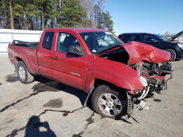 5TFTX4GN3CX007666 - 2012 TOYOTA TACOMA PRERUNNER ACCESS CAB RED photo 4
