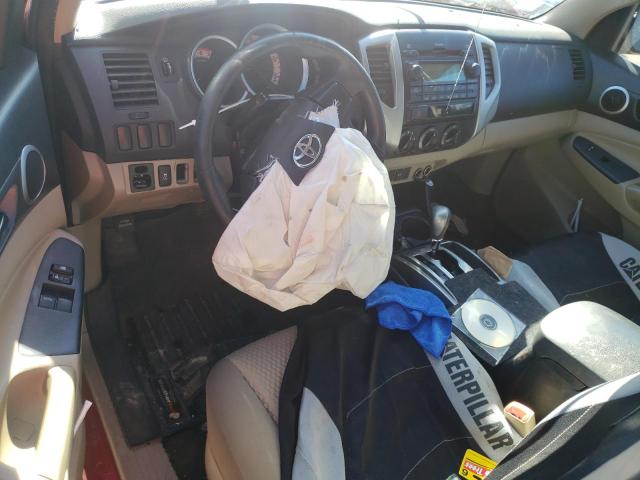 5TFTX4GN3CX007666 - 2012 TOYOTA TACOMA PRERUNNER ACCESS CAB RED photo 8