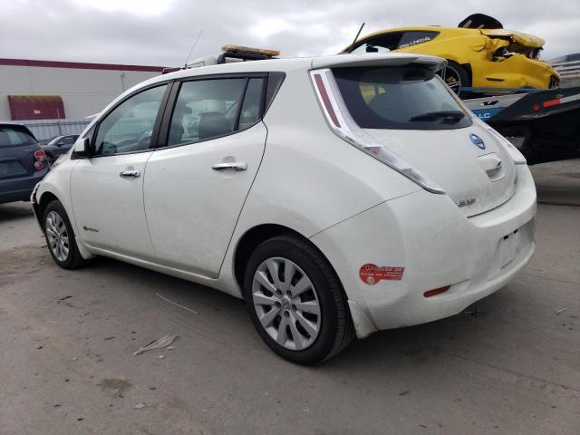 1N4BZ0CP4HC307842 - 2017 NISSAN LEAF S WHITE photo 2