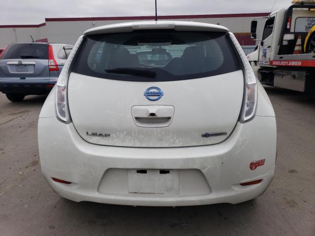 1N4BZ0CP4HC307842 - 2017 NISSAN LEAF S WHITE photo 6