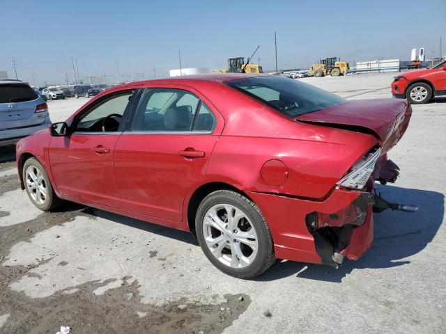 3FAHP0HG7CR283412 - 2012 FORD FUSION SE RED photo 2