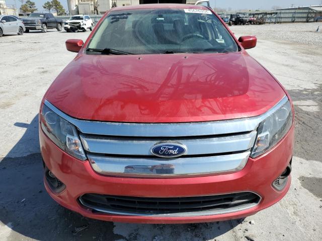 3FAHP0HG7CR283412 - 2012 FORD FUSION SE RED photo 5