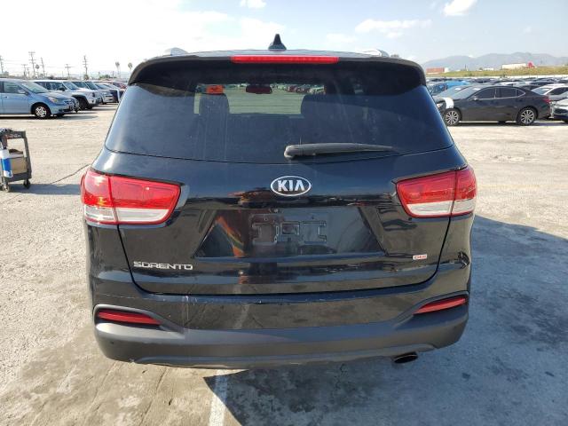 5XYPGDA37GG056015 - 2016 KIA SORENTO LX BLACK photo 6