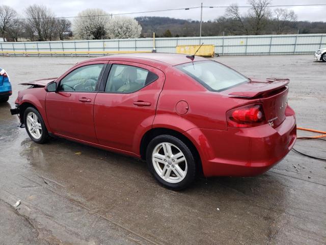 1C3CDZCB6EN233219 - 2014 DODGE AVENGER SXT MAROON photo 2