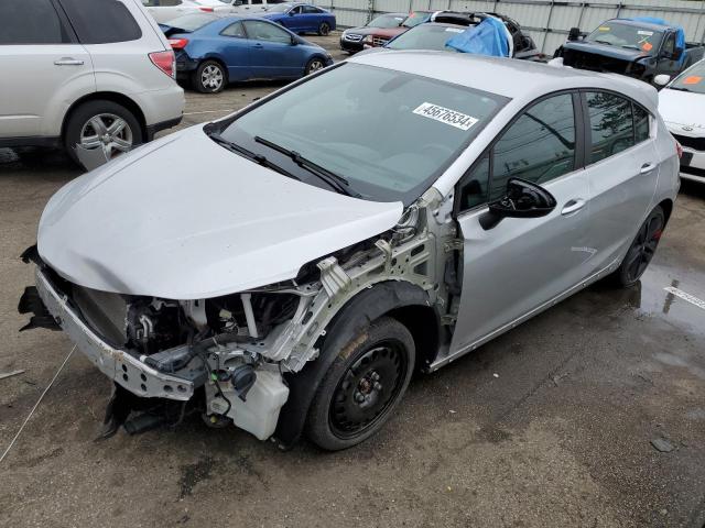 3G1BE6SM5JS647896 - 2018 CHEVROLET CRUZE LT SILVER photo 1