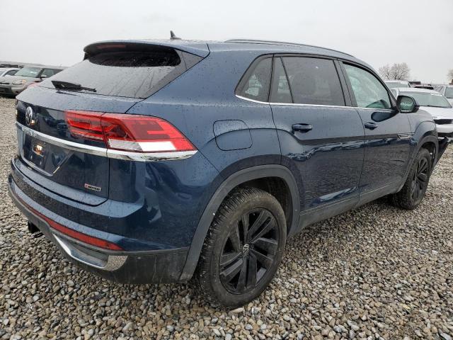 1V2KE2CA9NC203919 - 2022 VOLKSWAGEN ATLAS CROS SE Синий фото 3