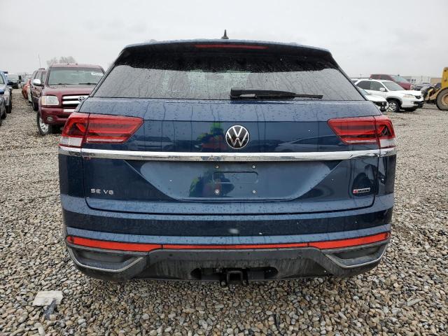 1V2KE2CA9NC203919 - 2022 VOLKSWAGEN ATLAS CROS SE Синий фото 6