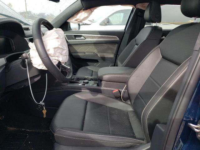 1V2KE2CA9NC203919 - 2022 VOLKSWAGEN ATLAS CROS SE Синий фото 7