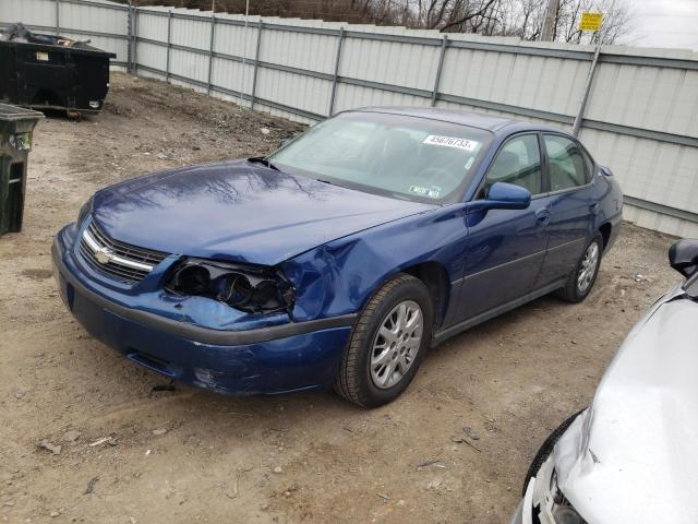 2G1WF52E959257341 - 2005 CHEVROLET IMPALA BLUE photo 1