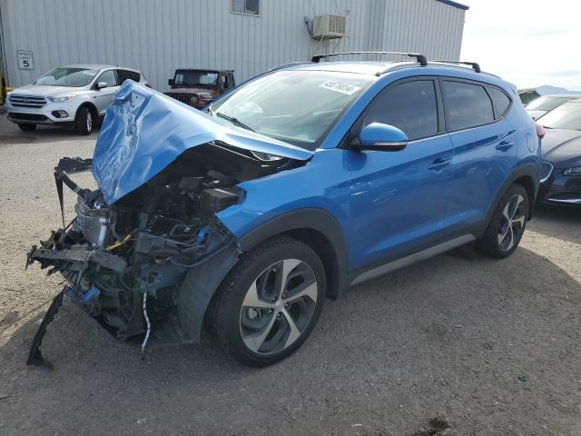 KM8J33AL6JU720981 - 2018 HYUNDAI TUCSON SPORT BLUE photo 1