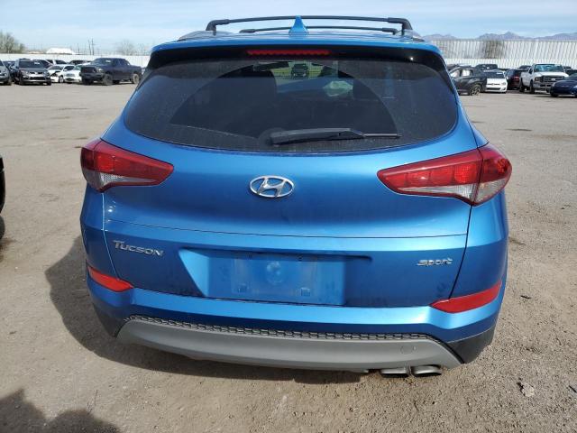 KM8J33AL6JU720981 - 2018 HYUNDAI TUCSON SPORT BLUE photo 6