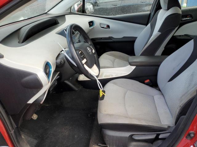 JTDKARFP8H3064408 - 2017 TOYOTA PRIUS PRIM 栗色 照片 7