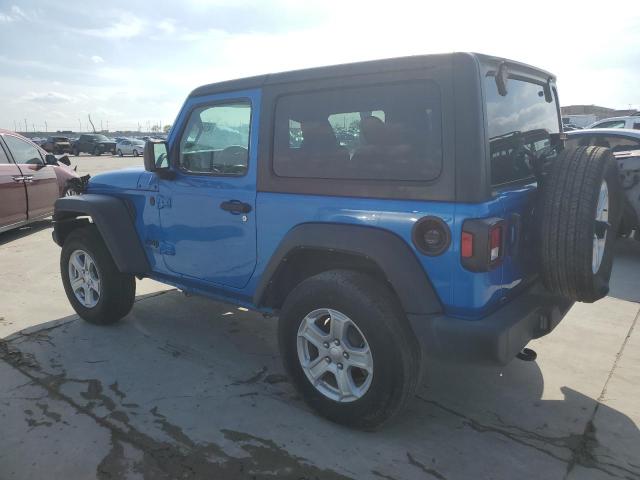 1C4GJXAN0MW790739 - 2021 JEEP WRANGLER SPORT BLUE photo 2