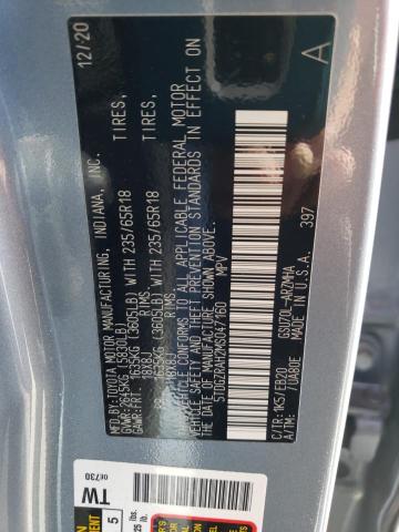 5TDGZRAH2MS047160 - 2021 TOYOTA HIGHLANDER XLE BLUE photo 13