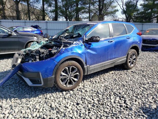 7FARW2H85ME003080 - 2021 HONDA CR-V EXL BLUE photo 1