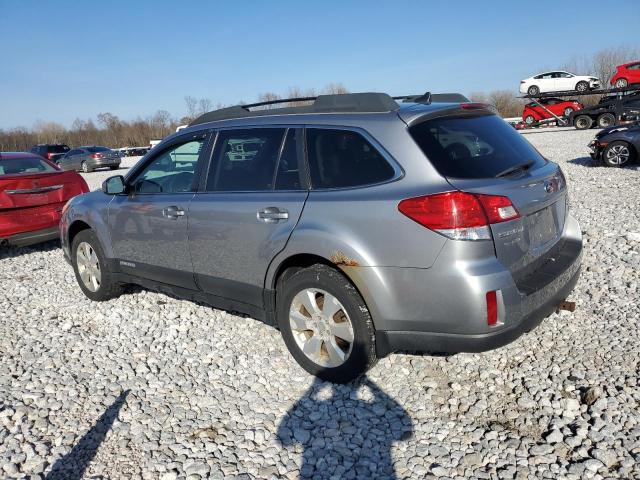 4S4BRDJCXB2400827 - 2011 SUBARU OUTBACK 3.6R LIMITED SILVER photo 2