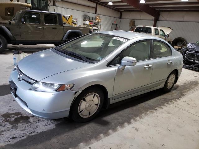 JHMFA36276S003457 - 2006 HONDA CIVIC HYBRID SILVER photo 1