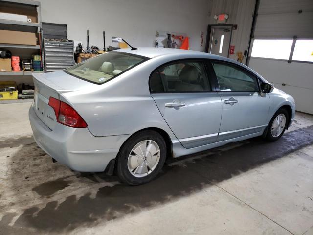 JHMFA36276S003457 - 2006 HONDA CIVIC HYBRID SILVER photo 3