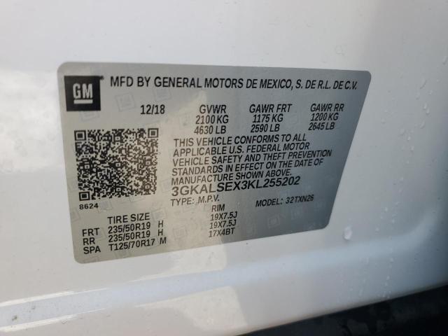 3GKALSEX3KL255202 - 2019 GMC TERRAIN DENALI WHITE photo 13