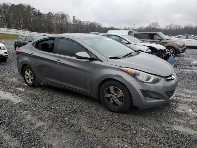 5NPDH4AE4EH524211 - 2014 HYUNDAI ELANTRA SE GRAY photo 4