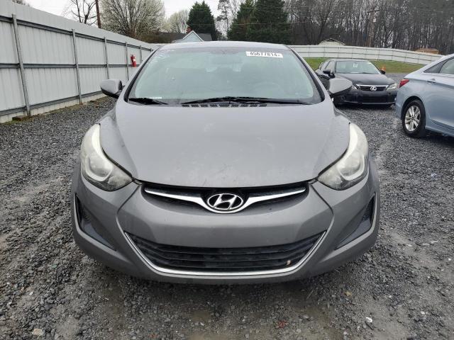 5NPDH4AE4EH524211 - 2014 HYUNDAI ELANTRA SE GRAY photo 5