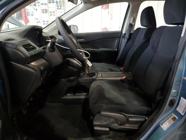 2HKRM4H35EH718798 - 2014 HONDA CR-V LX BLUE photo 7