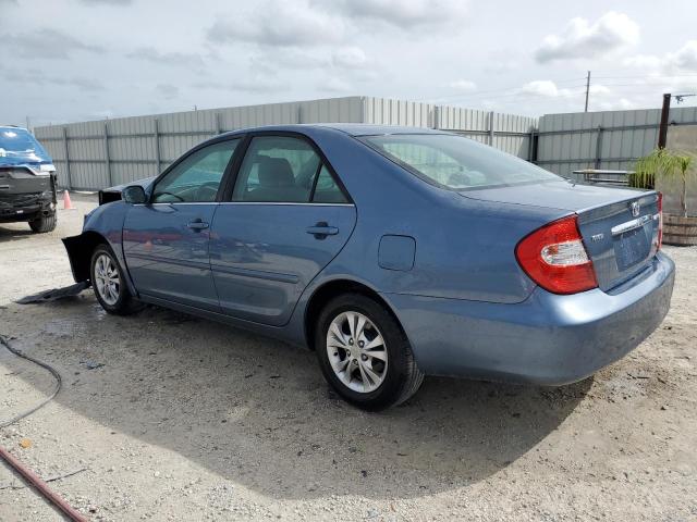 4T1BF32KX4U568872 - 2004 TOYOTA CAMRY LE BLUE photo 2