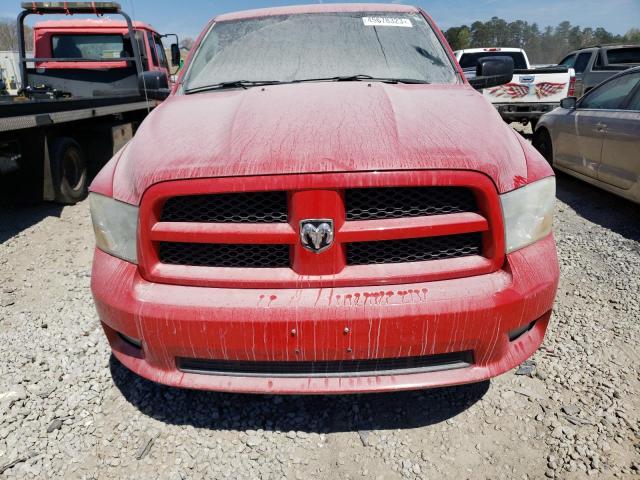 1C6RD6KT4CS224121 - 2012 DODGE RAM 1500 ST RED photo 5