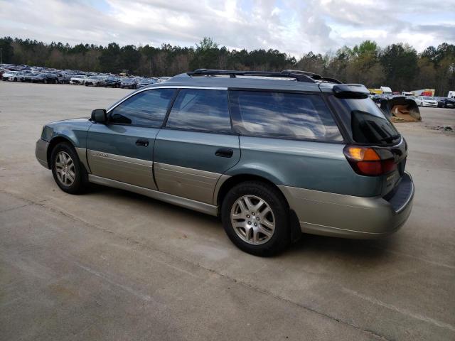 4S3BH675526654482 - 2002 SUBARU LEGACY OUTBACK AWP BLUE photo 2